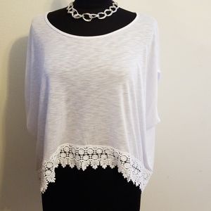 Elan Lace Trim Top